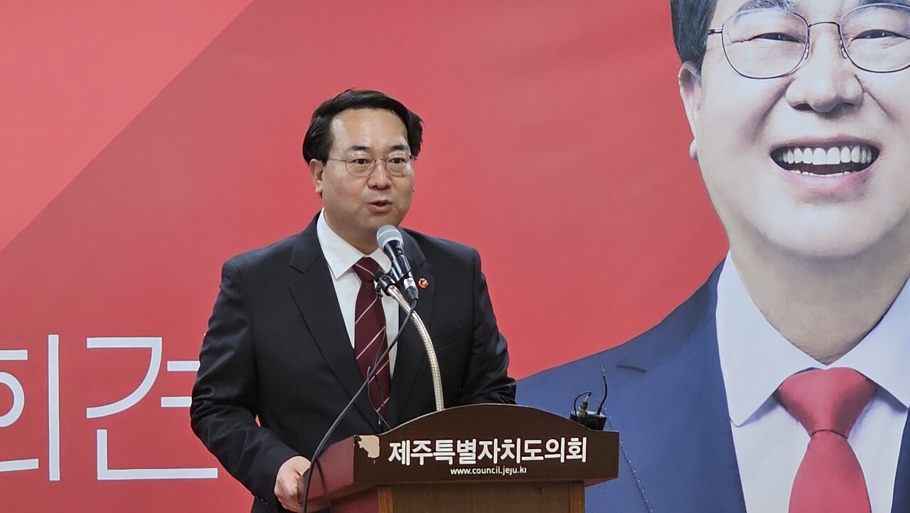 ▲고광철 국민의힘 제주시갑 국회의원 후보 ⓒ일간제주