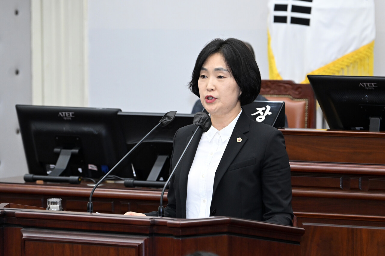 ▲ 국민의힘 비례대표 강하영 제주도의원ⓒ일간제주