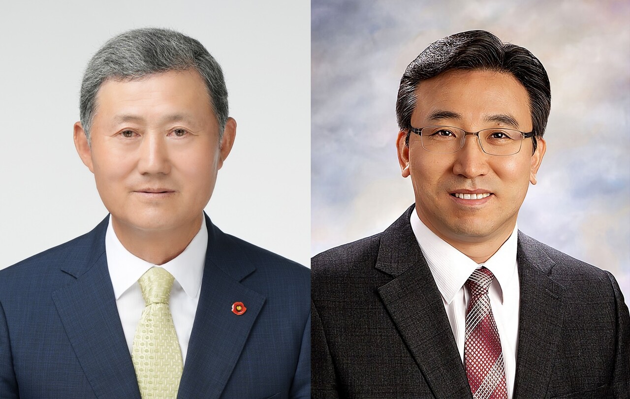 ▲ 민선8기 후반기 행정시장 임용후보자, - 제주시장 김완근 전 도의원, 서귀포시장 오순문 전 부교육감ⓒ일간제주