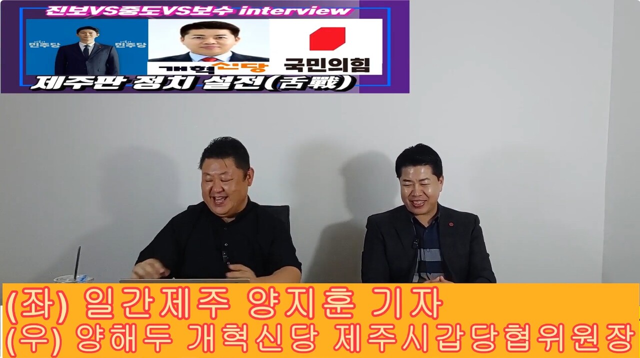 ▲ '진보vs중도vs보수' 