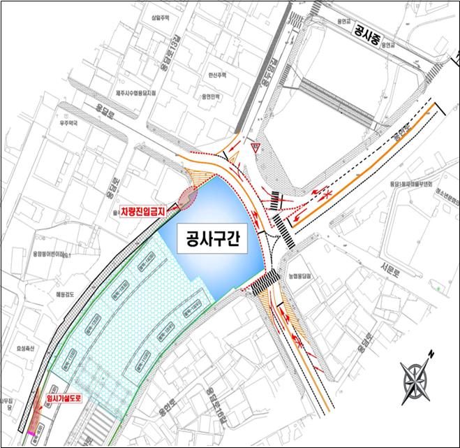 ▲ 교통처리계획도ⓒ일간제주