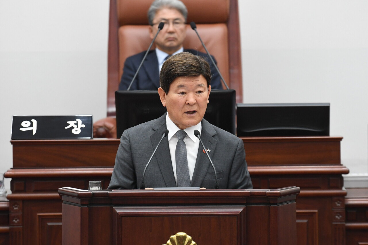 ▲ 김광수 제주특별자치도교육감ⓒ일간제주