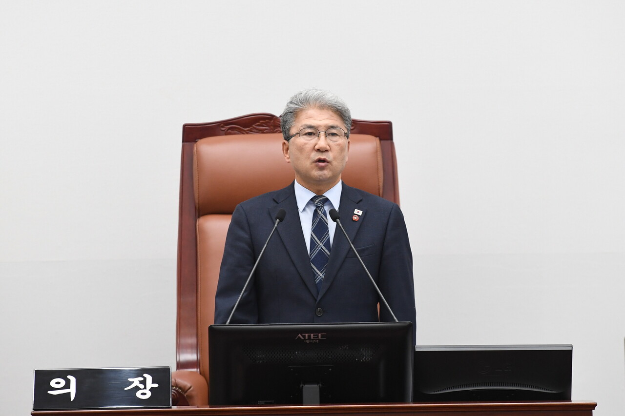 ▲ 이상봉 제주특별자치도의회 의장ⓒ일간제주