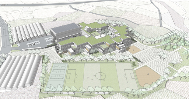 ▲(가칭) 서부중학교 조감도 ⓒ일간제주